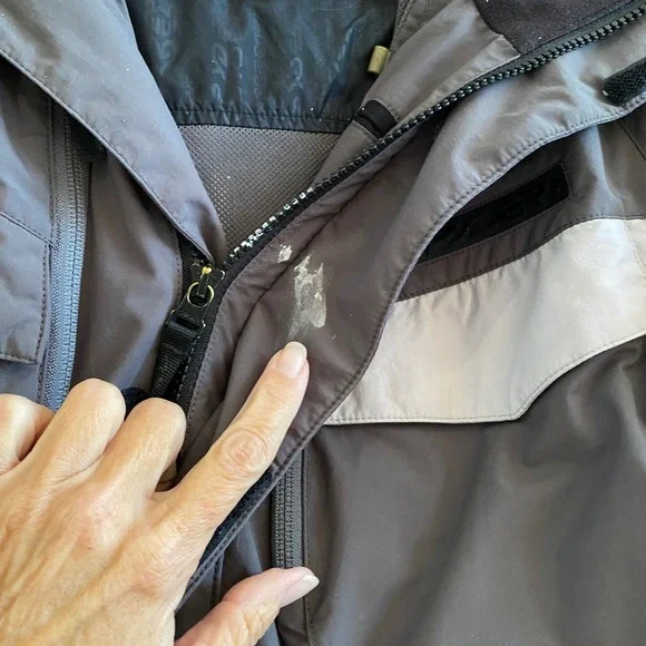 Spyder Team Venom XTL Ski Jacket Men's‎ Size Medium Gray Black Waterproof